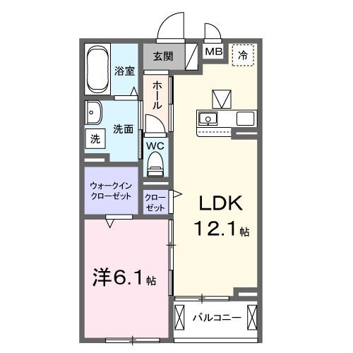 リビオ　MIYABIの物件間取画像