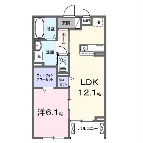 リビオ　MIYABIの物件間取画像