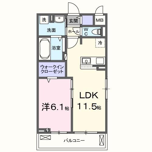 Garden　浜プラスの物件間取画像
