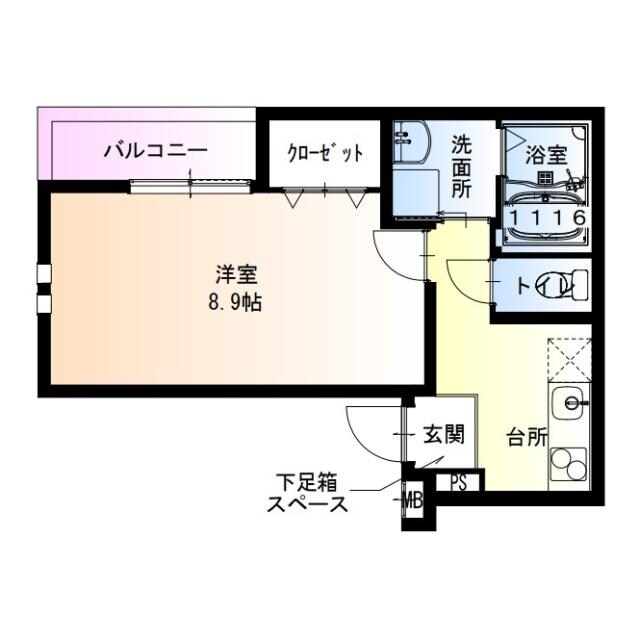 フジパレス羽衣の物件間取画像