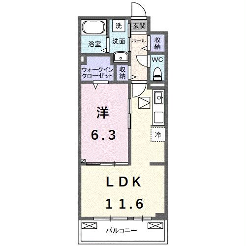 ベル　ハイネスの物件間取画像