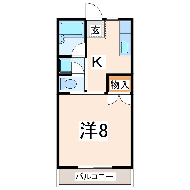 アプレンデールホウトクの物件間取画像