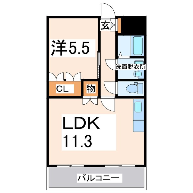 ハイツルーエンの物件間取画像