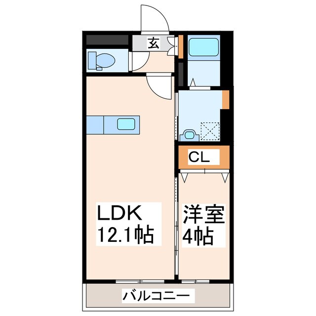 グリフィンドールの物件間取画像