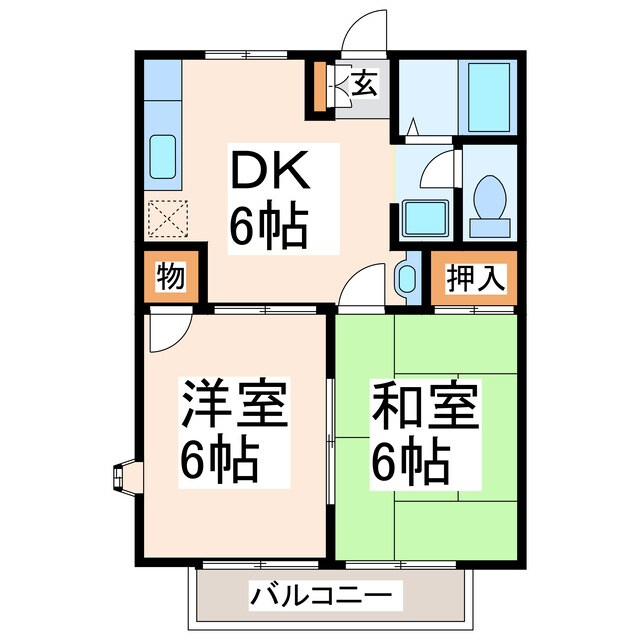 ニューシティユキⅠの物件間取画像