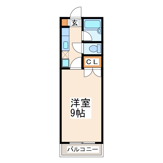 カナルドゥ水前寺の物件間取画像