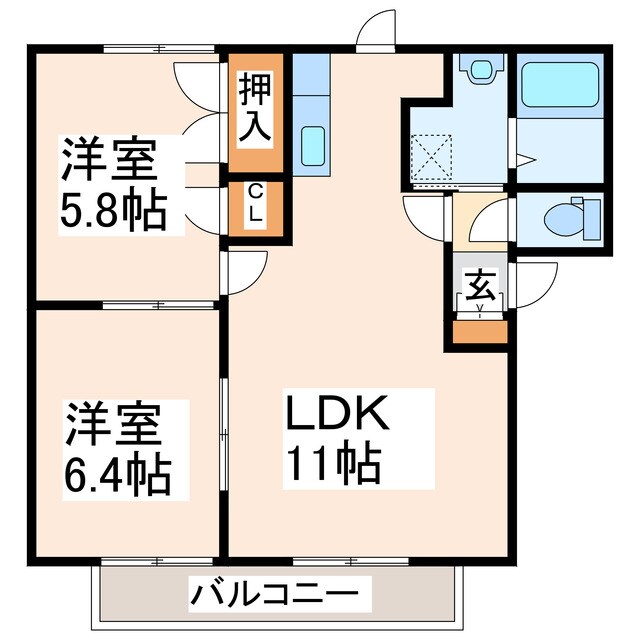 セントレージTMRの物件間取画像