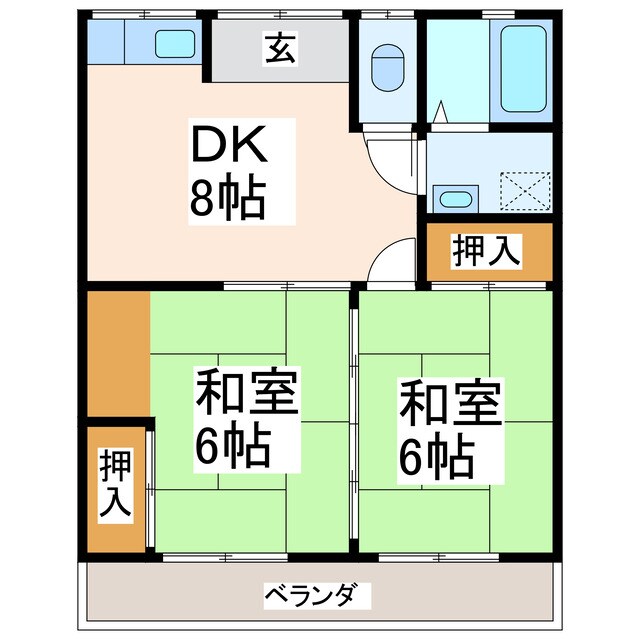 物件間取画像
