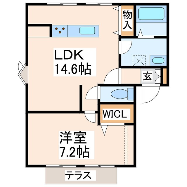 フレグランス中原の物件間取画像