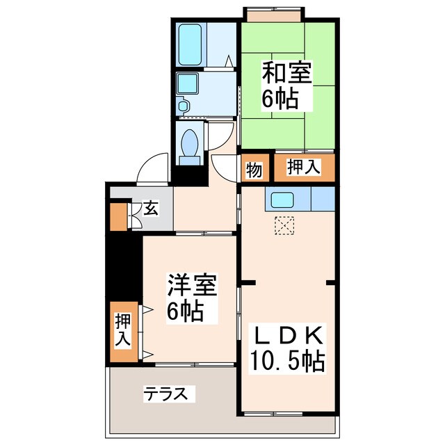 ヒカリコーポの物件間取画像