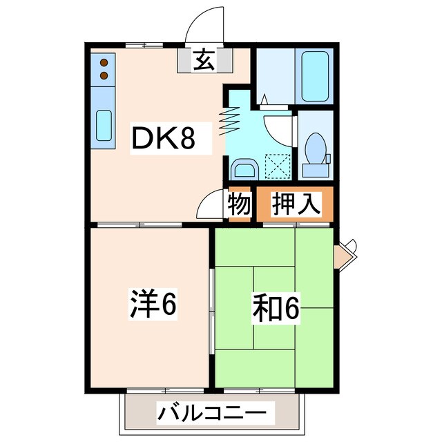 エクセルシオール弐番館の物件間取画像