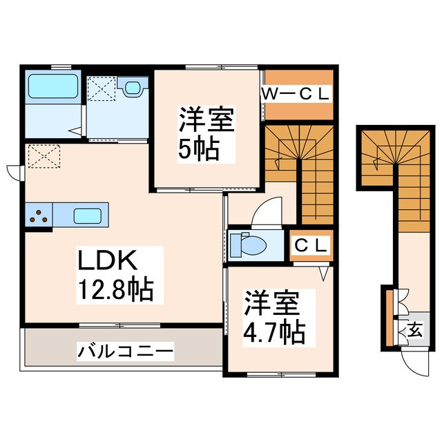 スピカテラスの物件間取画像