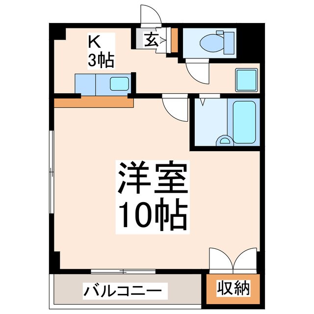 西熊本駅 徒歩16分 2階の物件間取画像