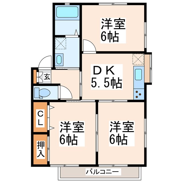 リトモ松橋の物件間取画像