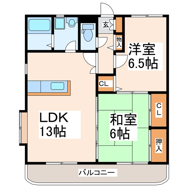 メゾンドレカンの物件間取画像