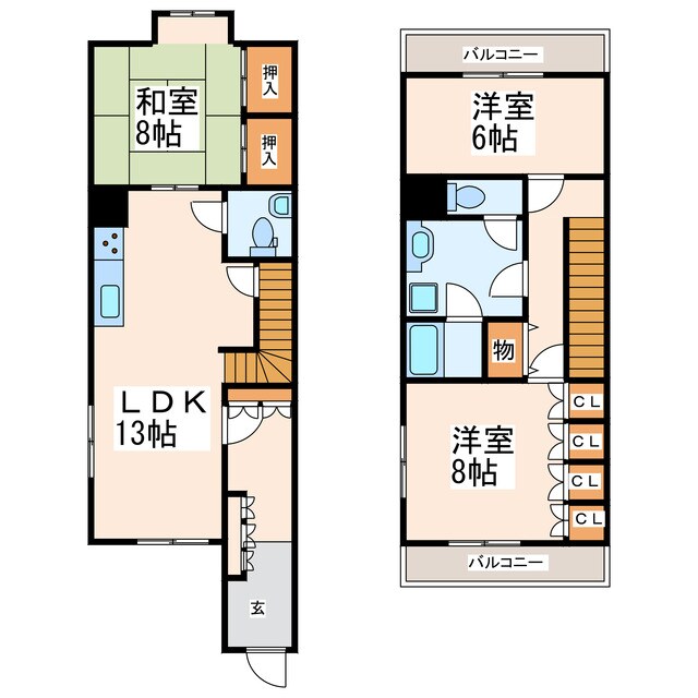 ゆあー’ｓコートの物件間取画像