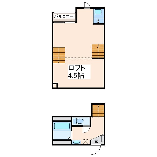 松橋駅 徒歩31分 2階の物件間取画像
