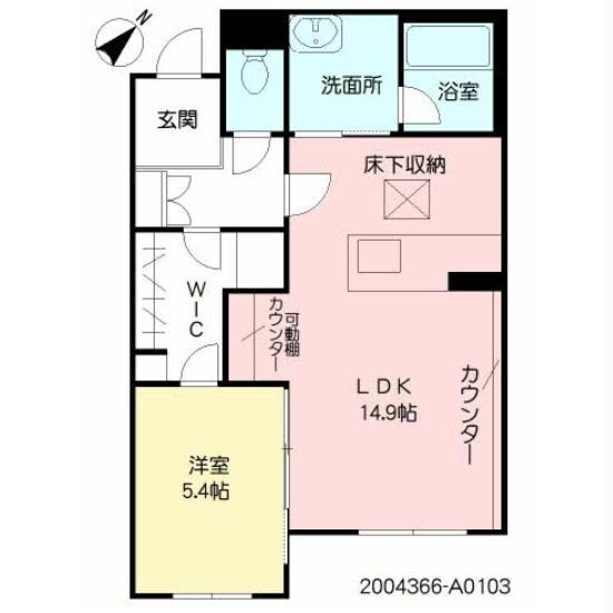 シャーメゾンステージ新大江の物件間取画像