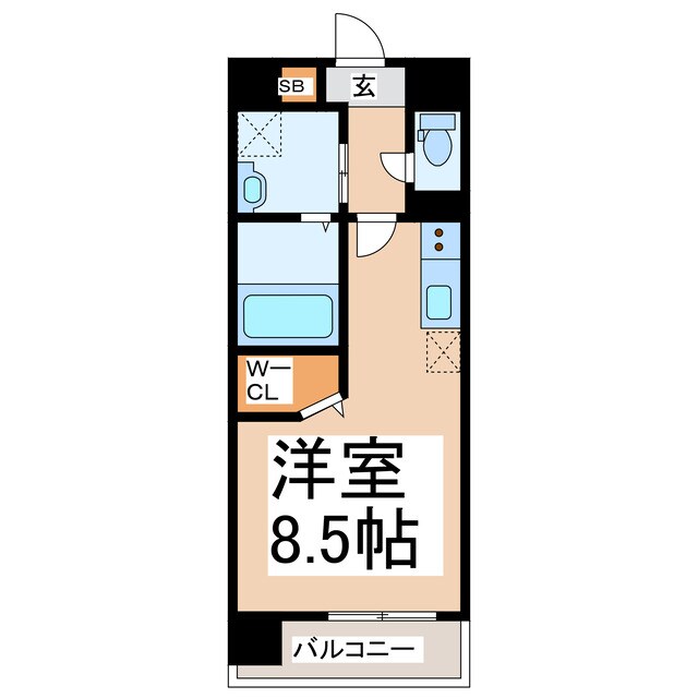 CHAINON坪井の物件間取画像