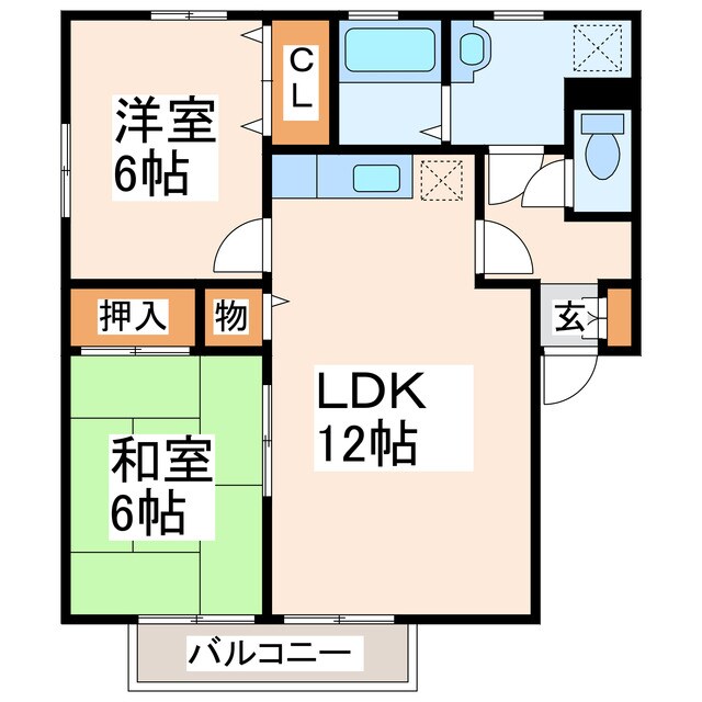 アメージングいずみAの物件間取画像