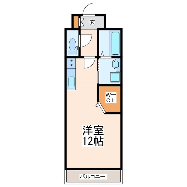 平成駅 徒歩8分 6階の物件間取画像