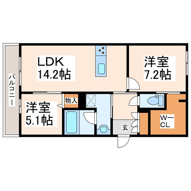 シャーメゾンシンシアの物件間取画像