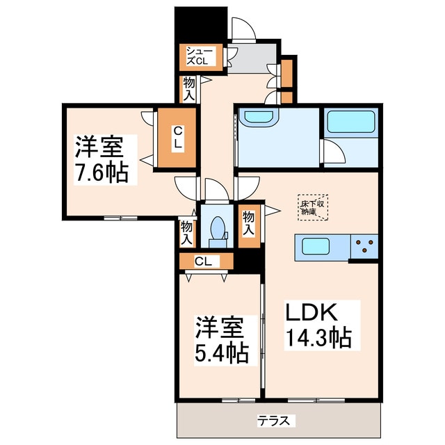 表参道グレイスKの物件間取画像