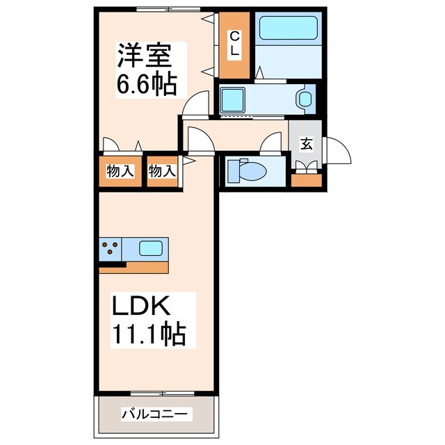 ハイムセラ出水の物件間取画像