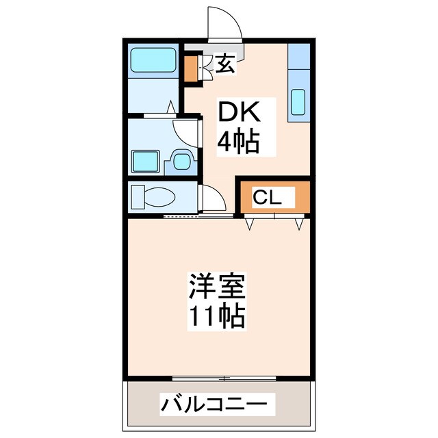 クリスタルマンション東京塚の物件間取画像