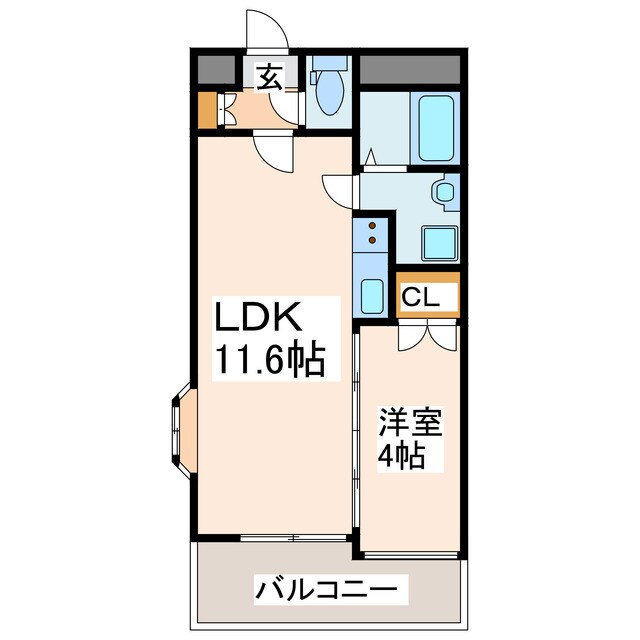 ラ・カーサ神水の物件間取画像