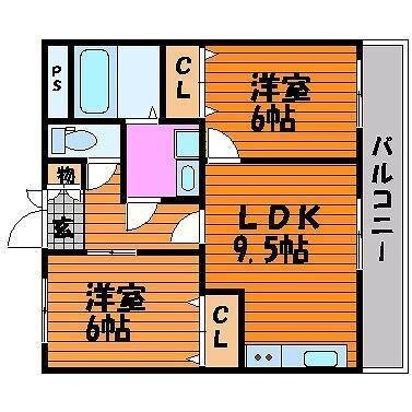 レポーゼⅠの物件間取画像