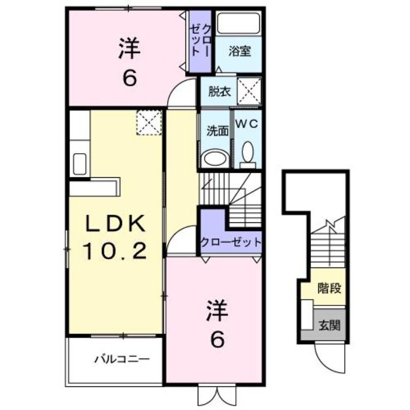 マーガレットの物件間取画像