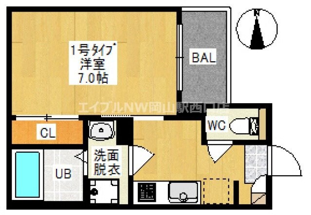 REGALEST上中野の物件間取画像