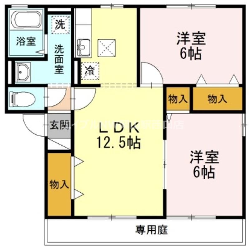 フルール高柳　Ａ棟の物件間取画像