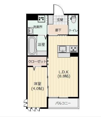 Rian伊福町の物件間取画像