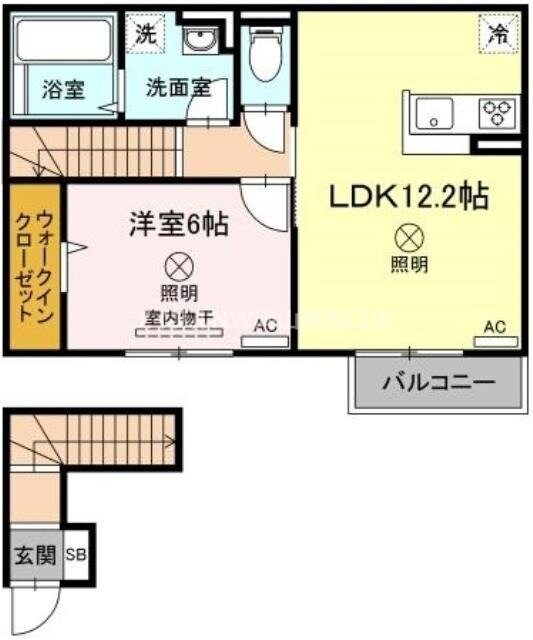 グリーンビューの物件間取画像