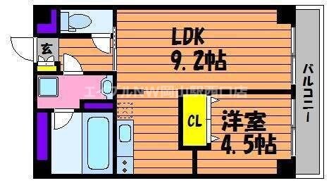 パティオ表町の物件間取画像