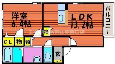 ひまわりの物件間取画像