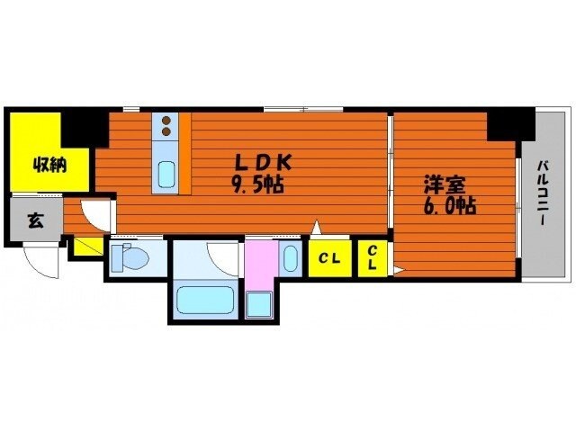 ガーデン富田町の物件間取画像