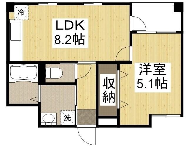 ルミエール大供の物件間取画像