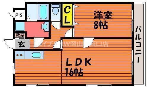 アークハイツ内山下の物件間取画像