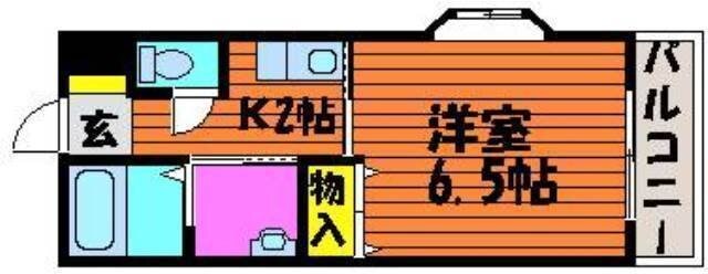 カーサ広瀬町の物件間取画像