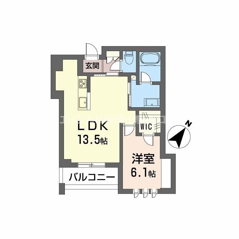 レフィシア津倉の物件間取画像