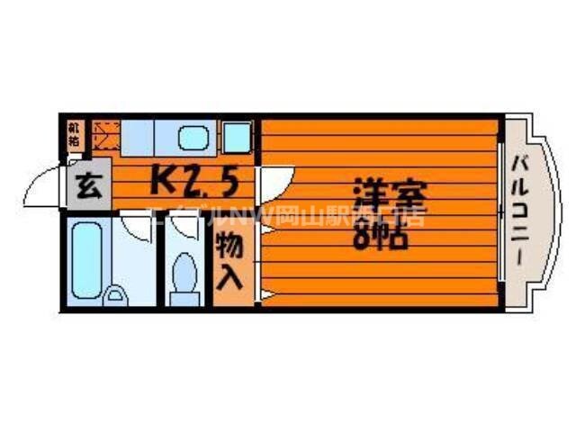 リーセント大和町の物件間取画像