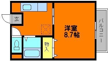 メゾン稲田の物件間取画像