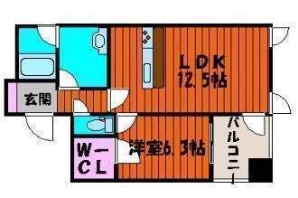 ライオンズタワー岡山表町の物件間取画像