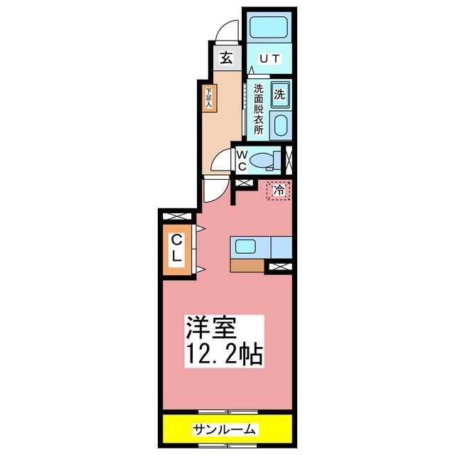 サン・ビレッジ・西方I.Ⅱの物件間取画像