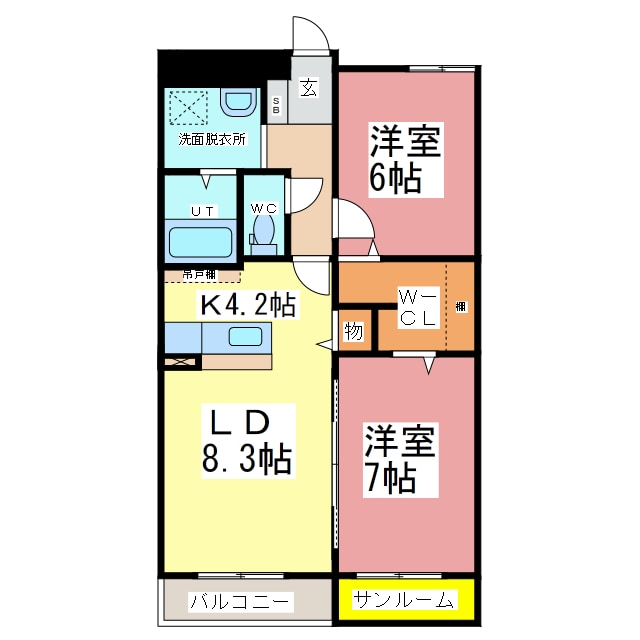 福田館の物件間取画像