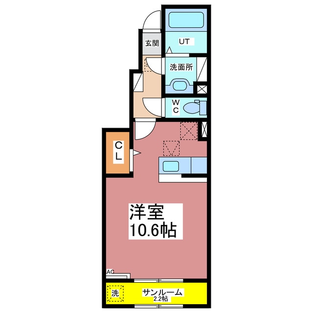 コロニラ21の物件間取画像