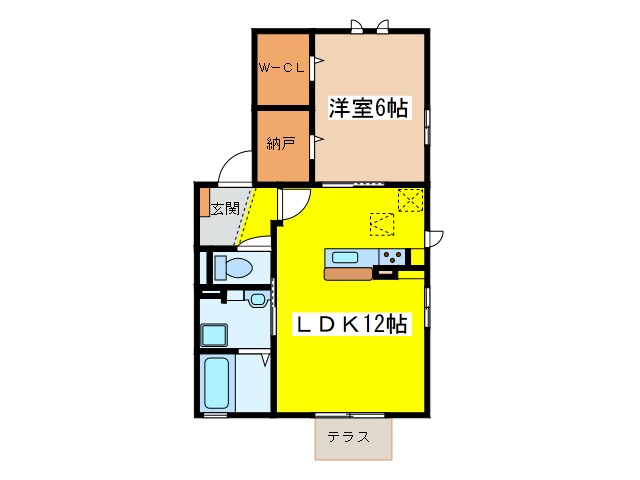 コンフォルトミハマの物件間取画像